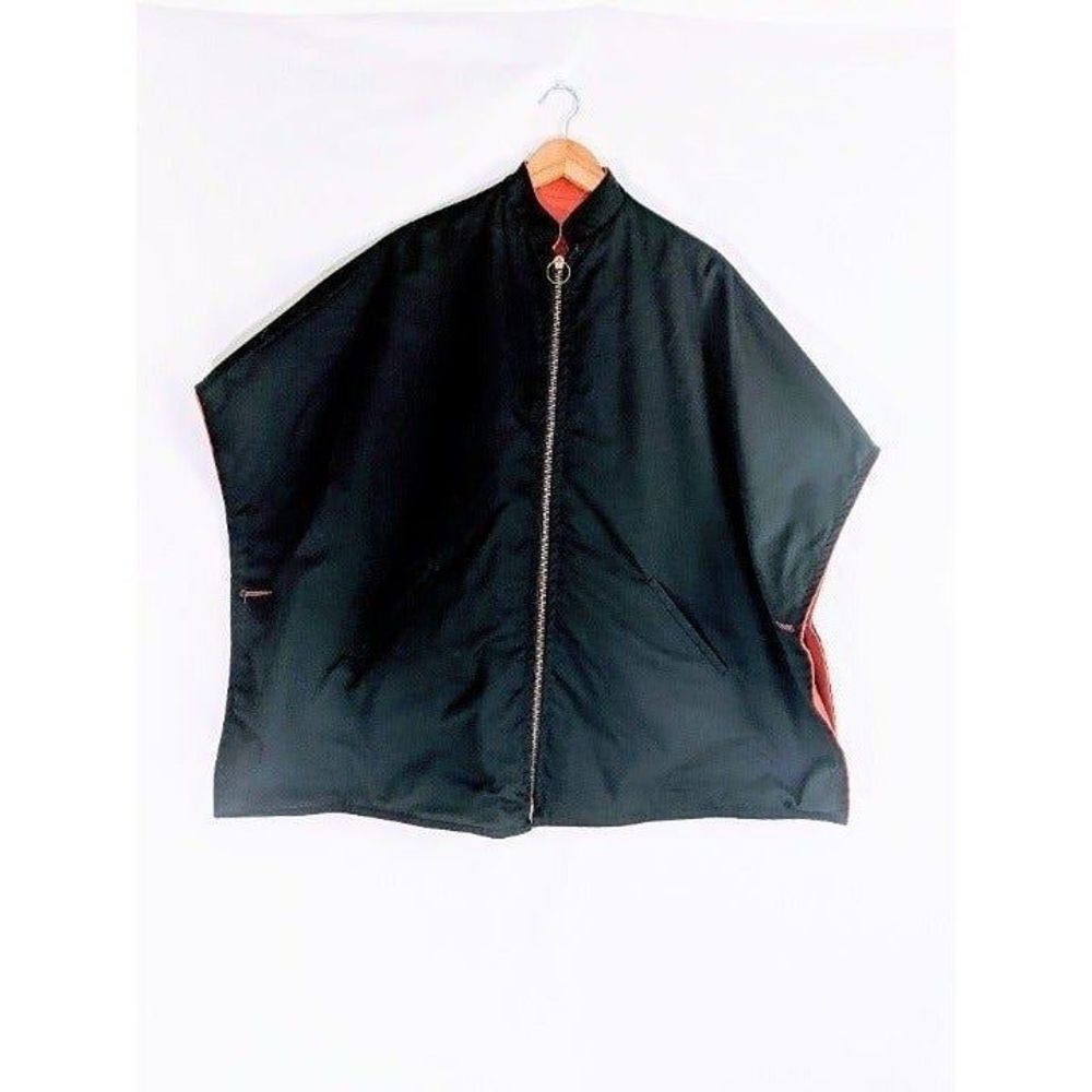 Vintage Poncho Cape Cloak Liner Medium Costume Reenactment 1800s Uniform Outdoor